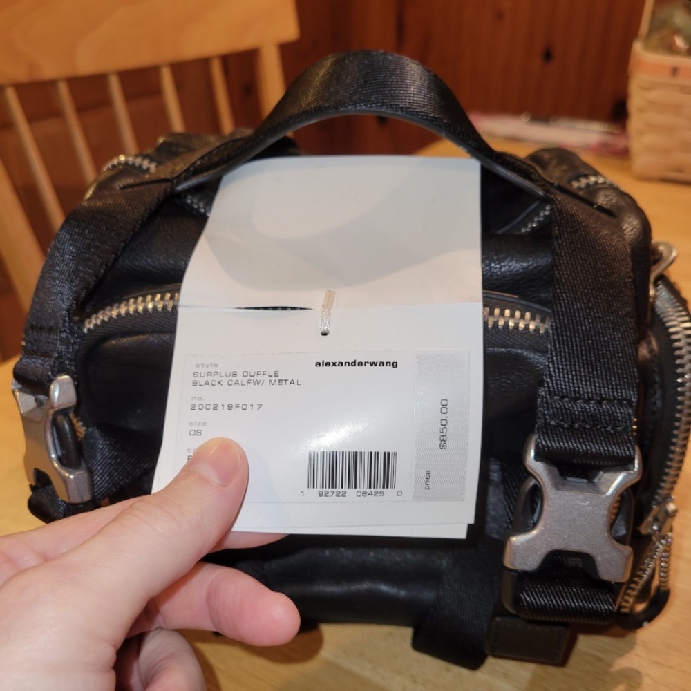 alexander wang surplus duffle bag